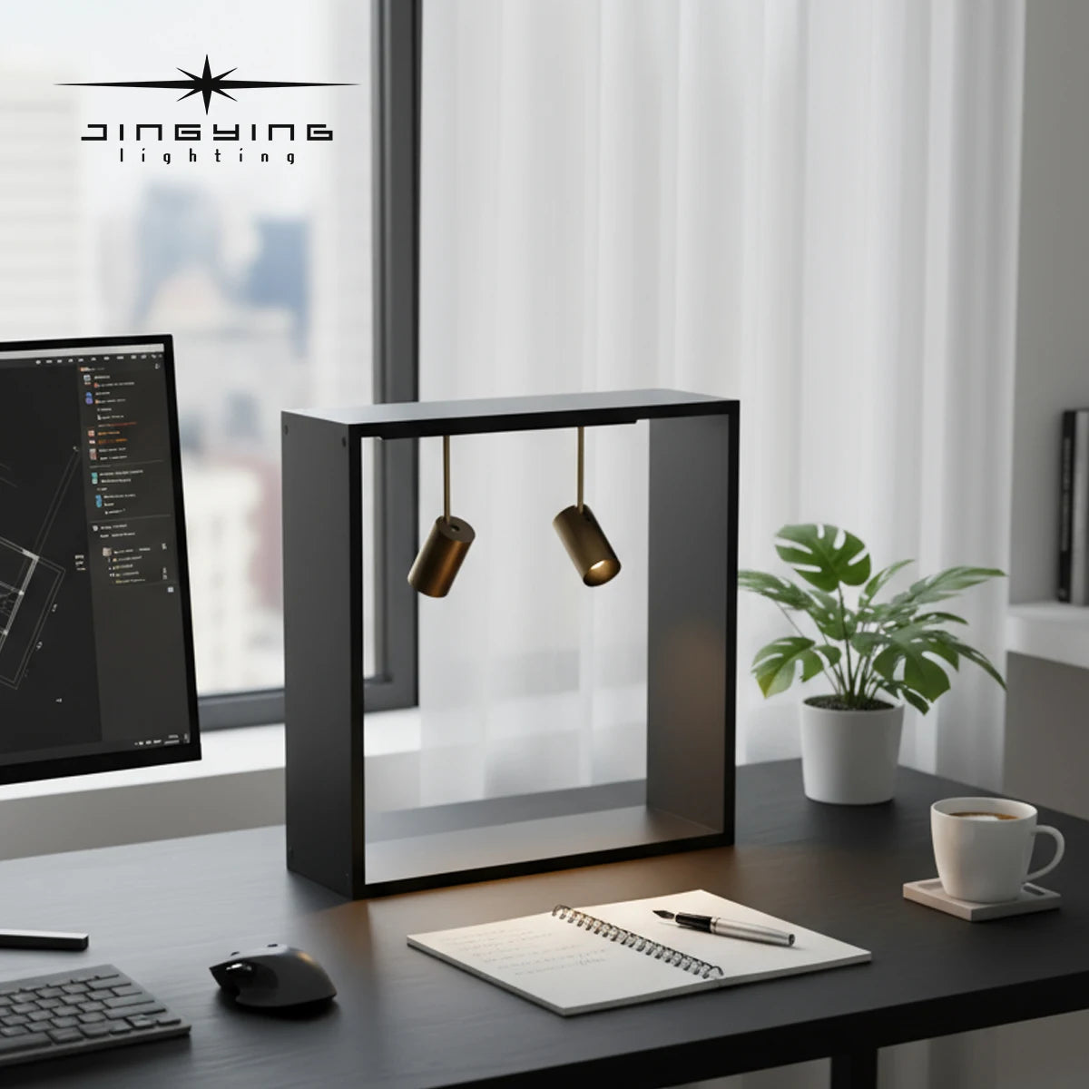 Modern and Stylish Electric Aluminum LED Decorative Table Lamp for Bedroom Bedside